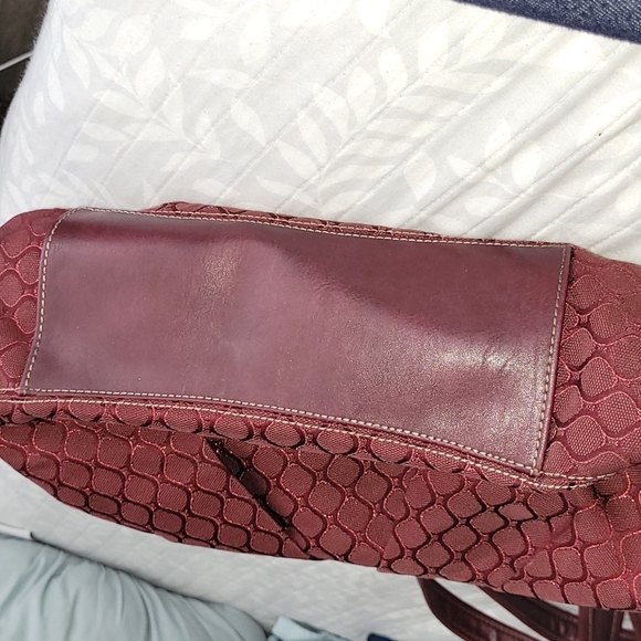 Nine West Purse Maroon - Picture 6 of 7